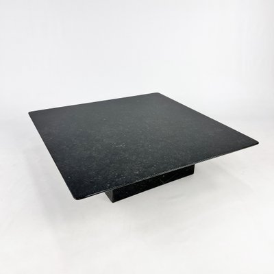 Vintage Italian Square Granite Coffee Table, 1970s-RMX-1724100