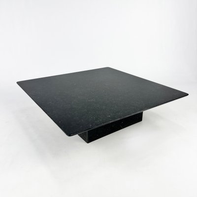 Vintage Italian Square Granite Coffee Table, 1970s-RMX-1724100