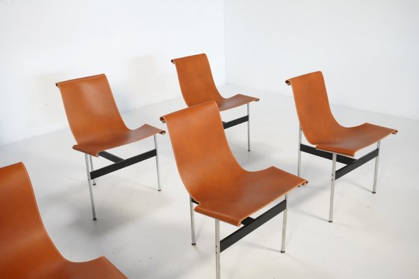 Vintage Italian T-Chairs from ICF De Padova, 1960s, Set of 6-TEA-2021481