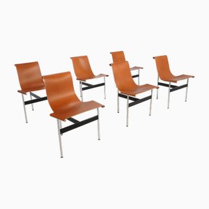 Vintage Italian T-Chairs from ICF De Padova, 1960s, Set of 6-TEA-2021481