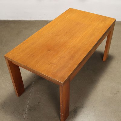 Vintage Italian Table in Walnut Veneer, 1970s-VMM-2033327