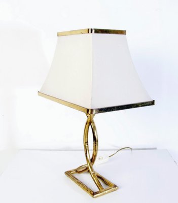 Vintage Italian Table Lamps in Brass, 1970s, Set of 2-FO-991897