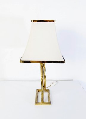 Vintage Italian Table Lamps in Brass, 1970s, Set of 2-FO-991897