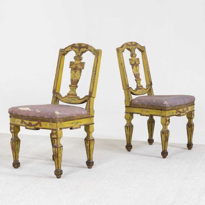 Vintage Italian Venetian Chairs, 1900s, Set of 2-VEI-1744299