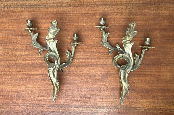 Vintage Italian Wall Candle Holder, Set of 2-UAH-1192499