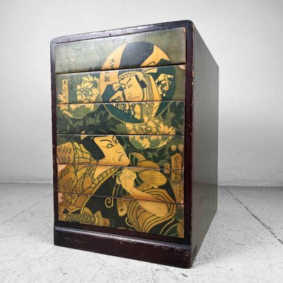 Vintage Japanese Drawer Cabinet, 1960s-DWL-1761500