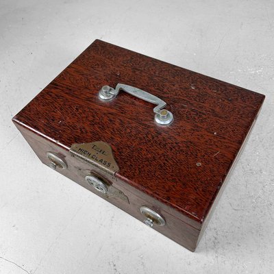 Vintage Japanese Metal Cash Box, 1950s-DWL-2020573