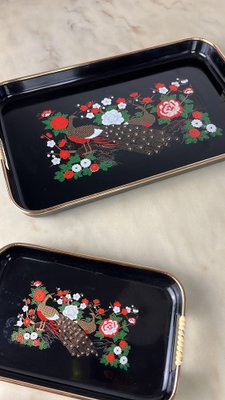 Vintage Japanese Trays, 1970s, Set of 2-YST-1727736