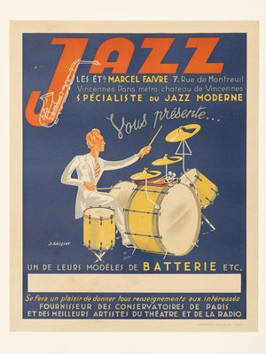 Vintage Jazz Poster Advertisement-GPP-903526