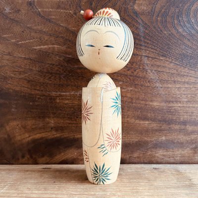 Vintage Kawaii Sosaku Kokeshi Doll, Japan, 1970s-DWL-1799127