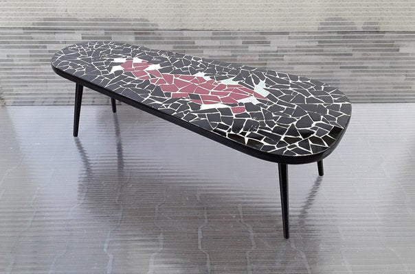 Vintage Kidney-Shaped Coffee Table, 1970s-HOI-1755874