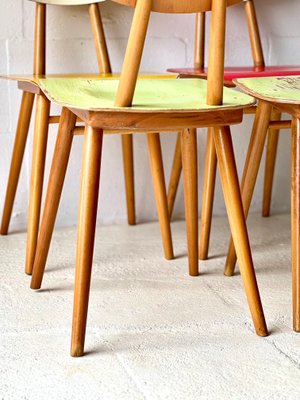 Vintage Kitchen Chairs by Ton, 1960s, Set of 4-ALG-2016667