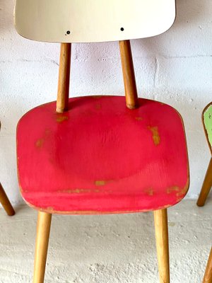 Vintage Kitchen Chairs by Ton, 1960s, Set of 4-ALG-2016667