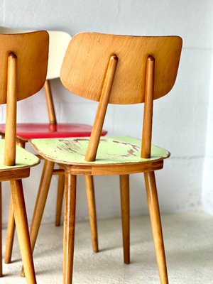 Vintage Kitchen Chairs by Ton, 1960s, Set of 4-ALG-2016667