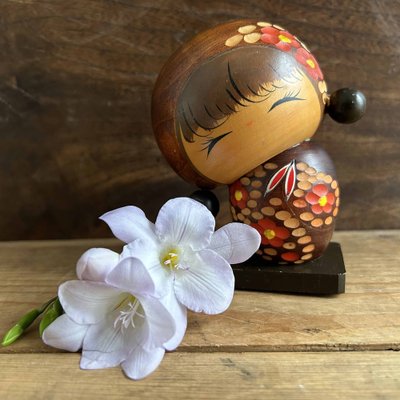 Vintage Kokeshi Doll by Chie Tamura, Japan, 1980s-DWL-1799126