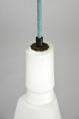 Vintage Lamp with 3 Glass Pendants, 1960s-WG-896992