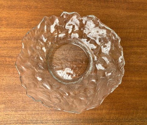 Vintage Large Ice Glass Bowl, 1970s-UAH-1319305