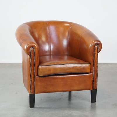 Vintage Leather Club Chair-HPP-2039537