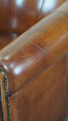 Vintage Leather Club Chair-HPP-2039537