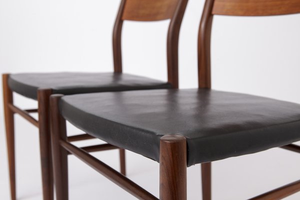 Vintage Leather Dining Chairs from Lübke, 1960s / 70s, Set of 2-DOM-1315528