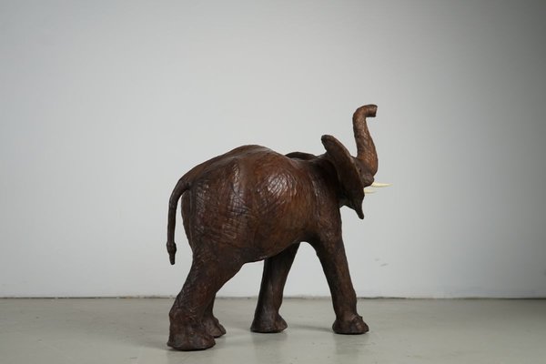 Vintage Leather Elephant, 1970s-IIE-728732