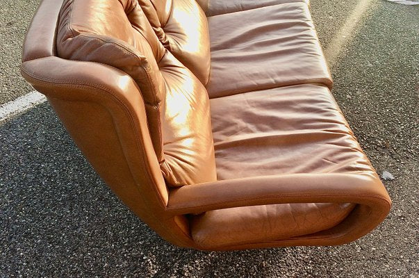 Vintage Leather Sofa, 1970s-DY-1124728