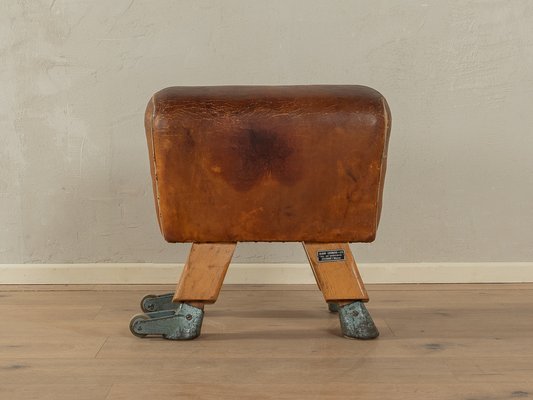 Vintage Leather Stool, 1960s-GPP-1822670