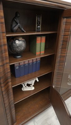 Vintage Library in Oak and Walnut, 1930s-ZFH-2041431