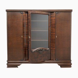 Vintage Library in Oak and Walnut, 1930s-ZFH-2041431