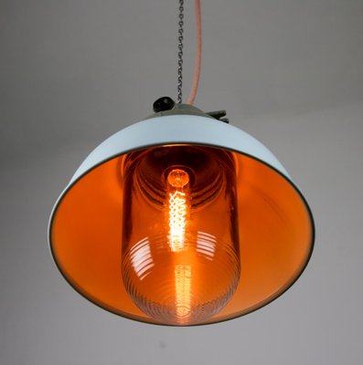 Vintage Light Blue Industrial Pendant Lamp from TEP-HGJ-739235