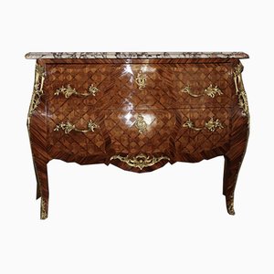 Vintage Louis XV Style Rosewood Inlaid Commode, 1940s-BCR-623874