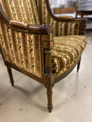 Vintage Louis XVI Shepherdess Armchair-HLV-1428821