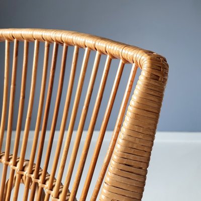 Vintage Lounge Chair in Rattan, 1960s-SJU-1391238