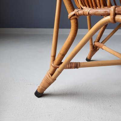 Vintage Lounge Chair in Rattan, 1960s-SJU-1391238