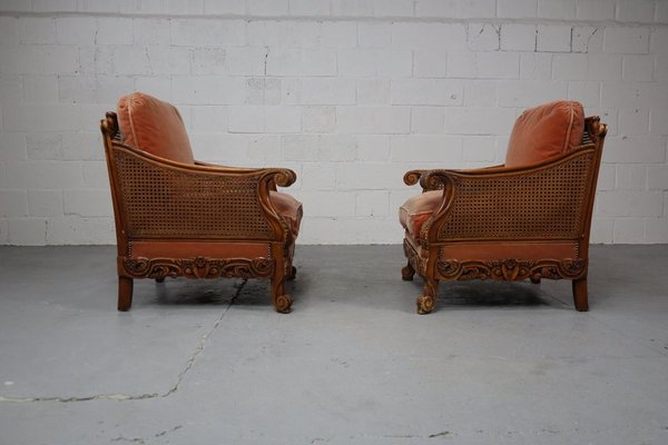 Vintage Lounge Chairs, 1930s, Set of 2-PMI-2021683