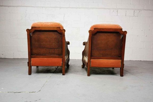 Vintage Lounge Chairs, 1930s, Set of 2-PMI-2021683