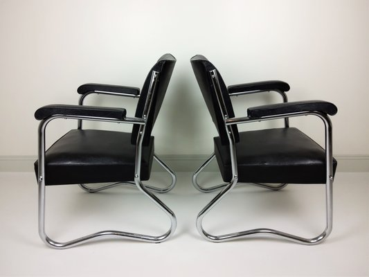 Vintage Lounge Chairs, 1950s, Set of 2-YBU-765497