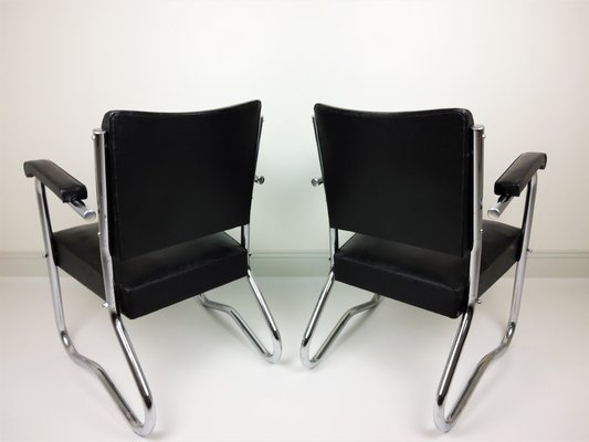 Vintage Lounge Chairs, 1950s, Set of 2-YBU-765497