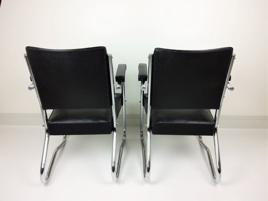 Vintage Lounge Chairs, 1950s, Set of 2-YBU-765497