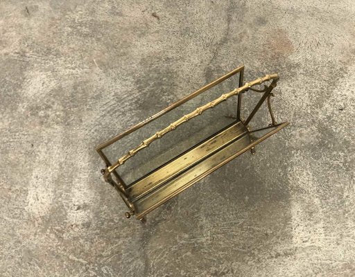 Vintage Magazine Rack from Maison Bagues, 1950s-PB-1711125