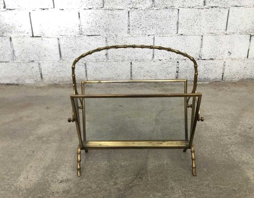 Vintage Magazine Rack from Maison Bagues, 1950s-PB-1711125