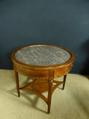 Vintage Mahogany Bouillotte Table-WSV-677393