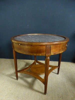 Vintage Mahogany Bouillotte Table-WSV-677393