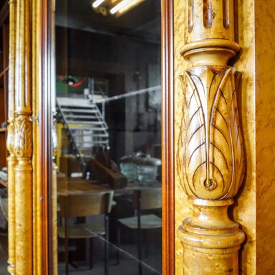 Vintage Maple Wardrobe, 1890s-IA-1412591