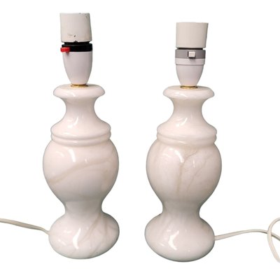 Vintage Marble Table Lamps, Set of 2-TCS-1783307