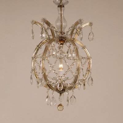 Vintage Maria Theresa Viennese Crystal Chandelier, 1950s-GOE-1067551