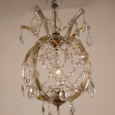 Vintage Maria Theresa Viennese Crystal Chandelier, 1950s-GOE-1067551