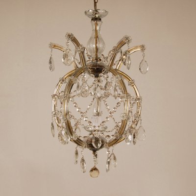 Vintage Maria Theresa Viennese Crystal Chandelier, 1950s-GOE-1067551