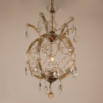 Vintage Maria Theresa Viennese Crystal Chandelier, 1950s-GOE-1067551