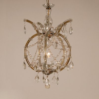 Vintage Maria Theresa Viennese Crystal Chandelier, 1950s-GOE-1067551